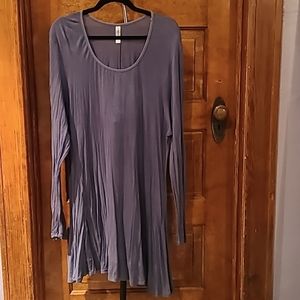 24seven slate gray tunic